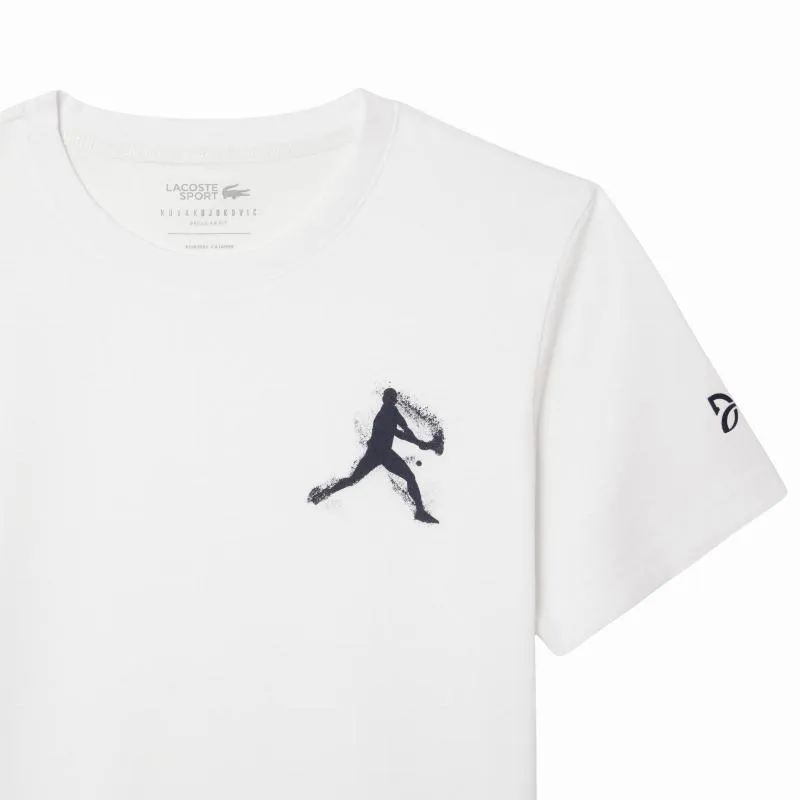 Pack Lacoste Novak Djokovic White T-Shirt and Navy Cap