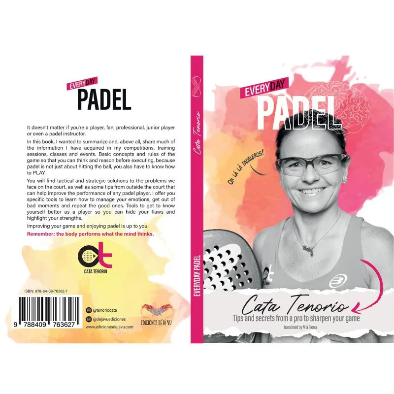 Pack Cata Tenorio Addictive Javea C10 lunettes + English Padel Book