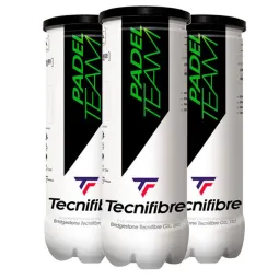 Pack of 3 Bottles of Balls Tecnifibre Padel Team