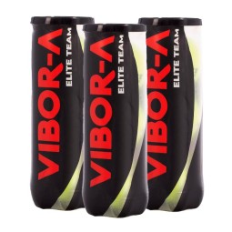Pack of 3 Bottles of Balls Vibora Elite Team