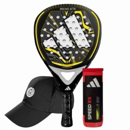 Pack Adidas Bisoke Attack 2024 Racket with Cap and Balls