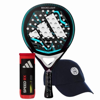Pack Adidas Bisoke Light 2024 Racket with Cap and Balls