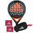 Pack Adidas X-Treme Black Orange Racket with Coin Purse and Wrist Bags