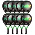 Pack Enebe Combat Green Yellow Paddle x10