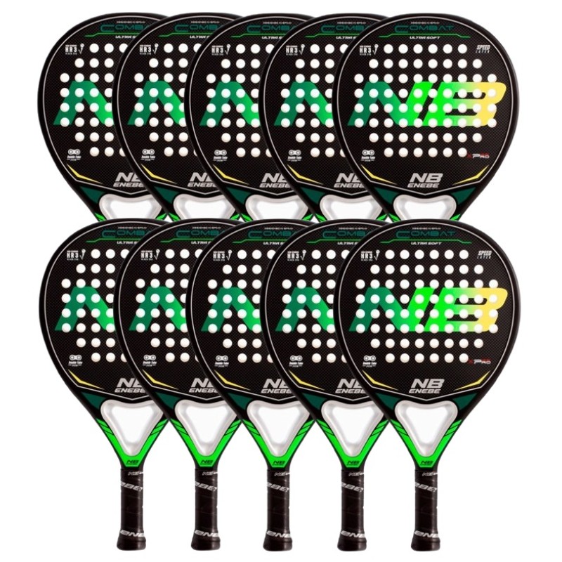 Pack Enebe Combat Green Yellow Paddle x10