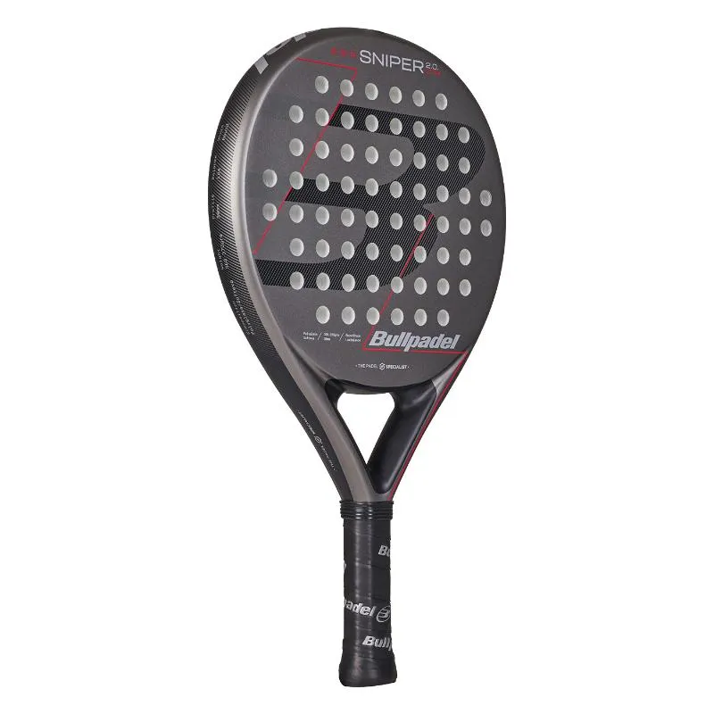 Bullpadel Sniper 2.0 Control Dark Gray 2026 Racket