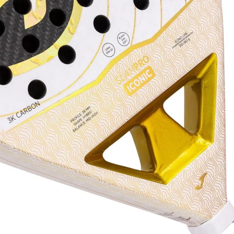 Pala Joma Slam Pro Iconic Blanco Oro