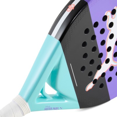 Puma Nova Court Purple Black Turquoise Women's Racket