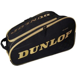 Paletero Dunlop Pro Series Negro Dorado