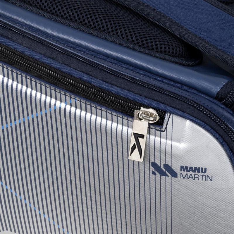Manu Martin Aqua Navy Blue Kombat Padel Racket Bag