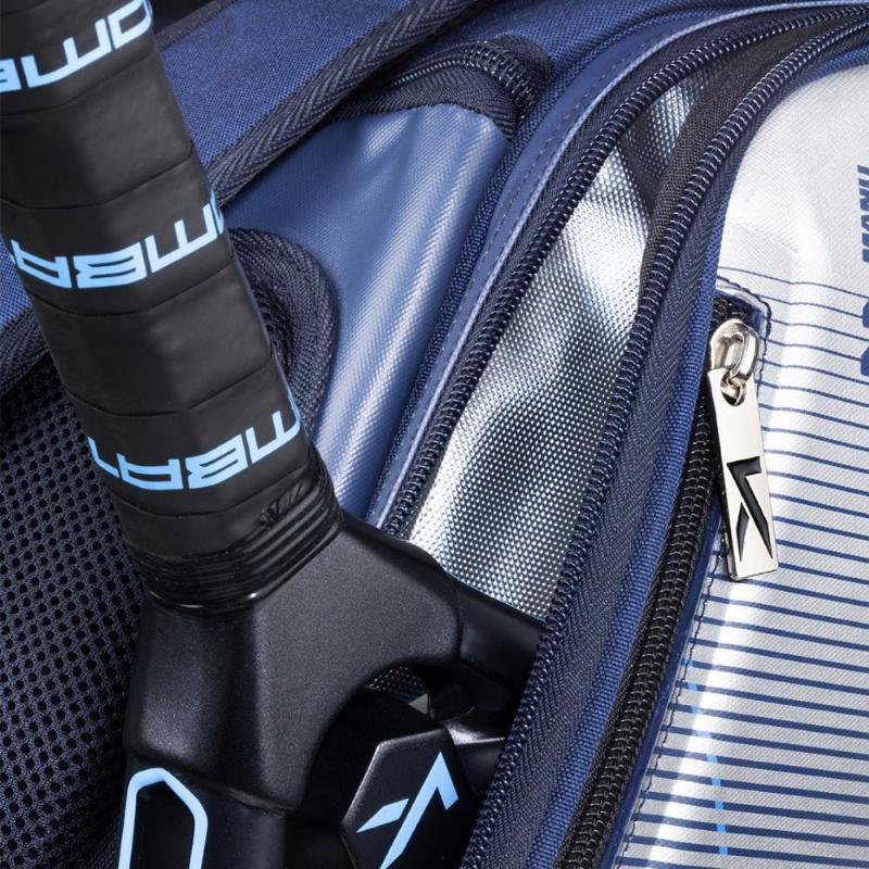 Manu Martin Aqua Navy Blue Kombat Padel Racket Bag