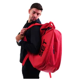 Sanyo Wolf Red Padel Racket Set