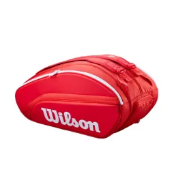 Wilson Super Tour Red White Padel Bag
