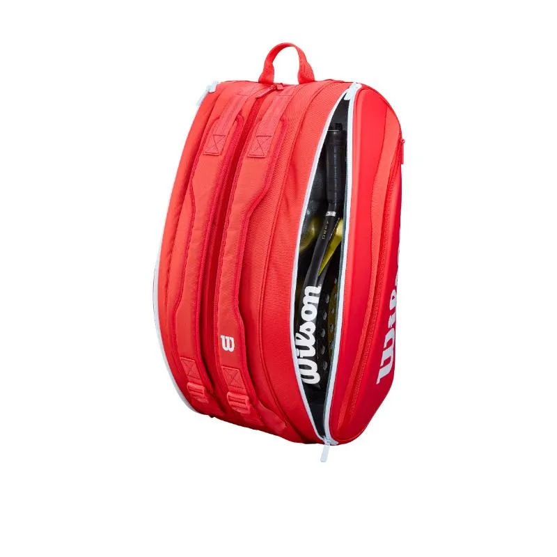 Wilson Super Tour Red White Padel Bag