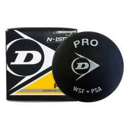 Dunlop Pro Double Point Yellow Squash Ball