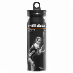 Head Start Squash Ball White Point 3 Units