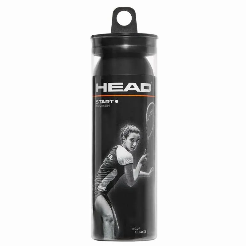 Head Start Squash Ball White Point 3 Units