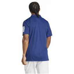 Adidas Club 3 Stripes Dark Blue Polo