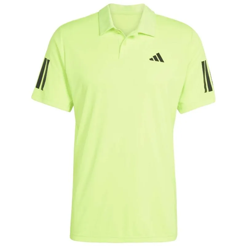 Polo Adidas Club 3 Stripes Lucid Limon