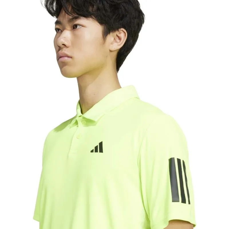 Polo Adidas Club 3 Stripes Lucid Limon