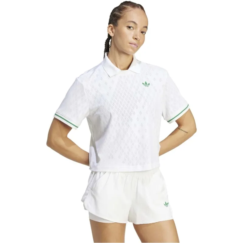 Polo Adidas Originals Pro London Blanco Mujer