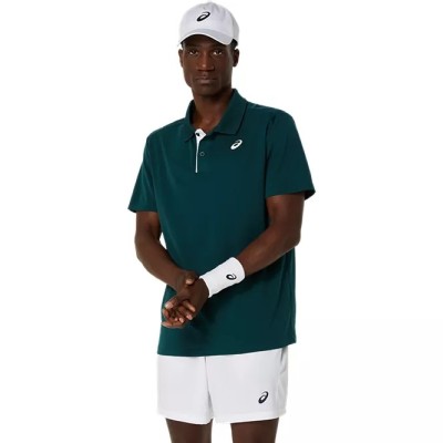 Polo Asics Court Saxon Green