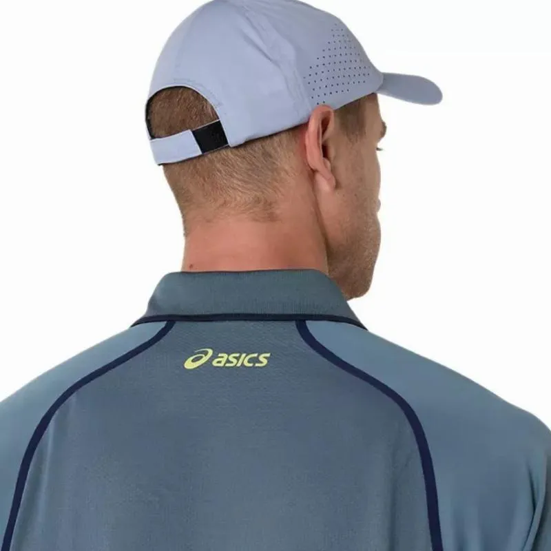 Polo Asics Match SS Top Azul Ironclad