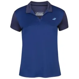 Polo Babolat Play Azul Mujer