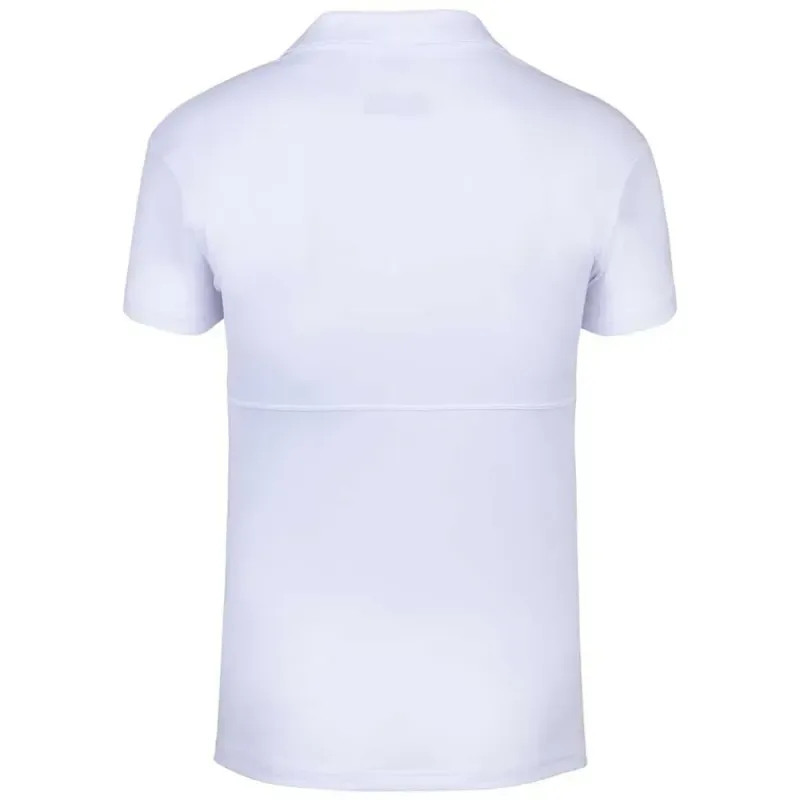 Polo Babolat Play Blanco Mujer