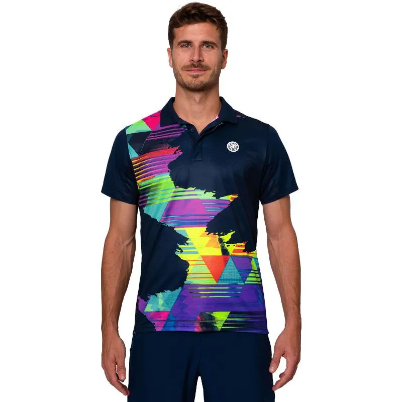 Bidi Badu Kaleido Dark Blue Mix Polo Shirt