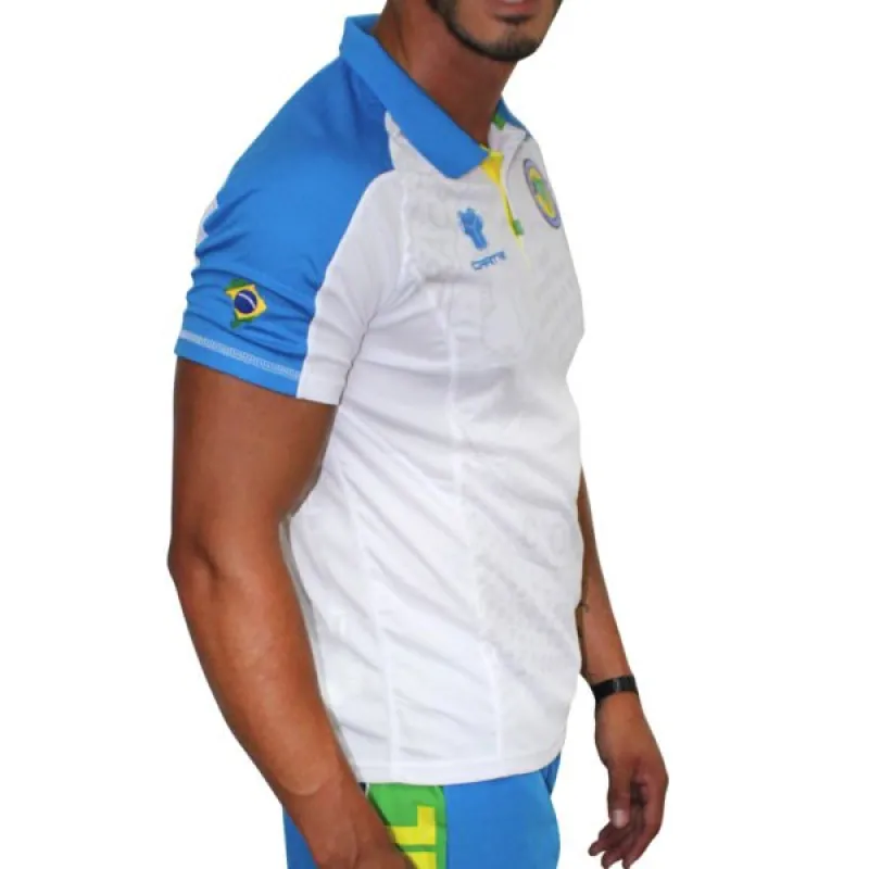 Polo Brazil Fabio White Blue