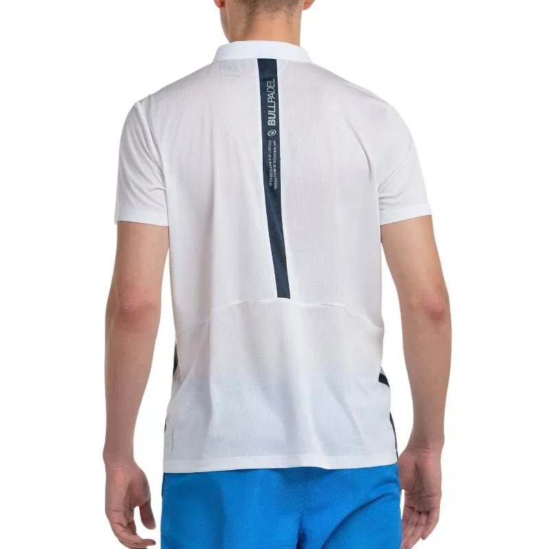 Bullpadel Balto White Polo Shirt