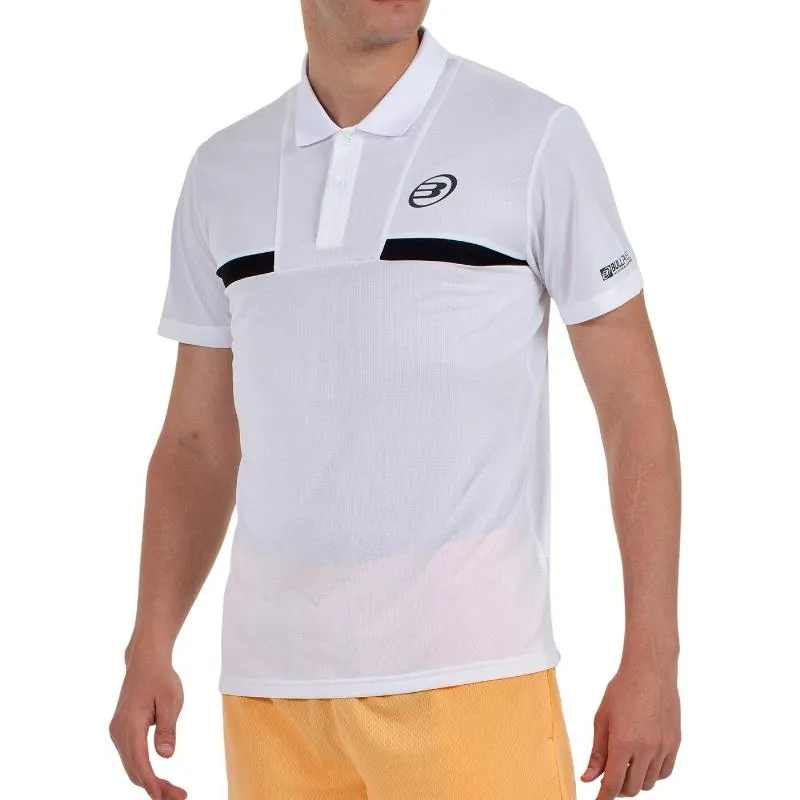 Bullpadel Calzadil White Polo Shirt
