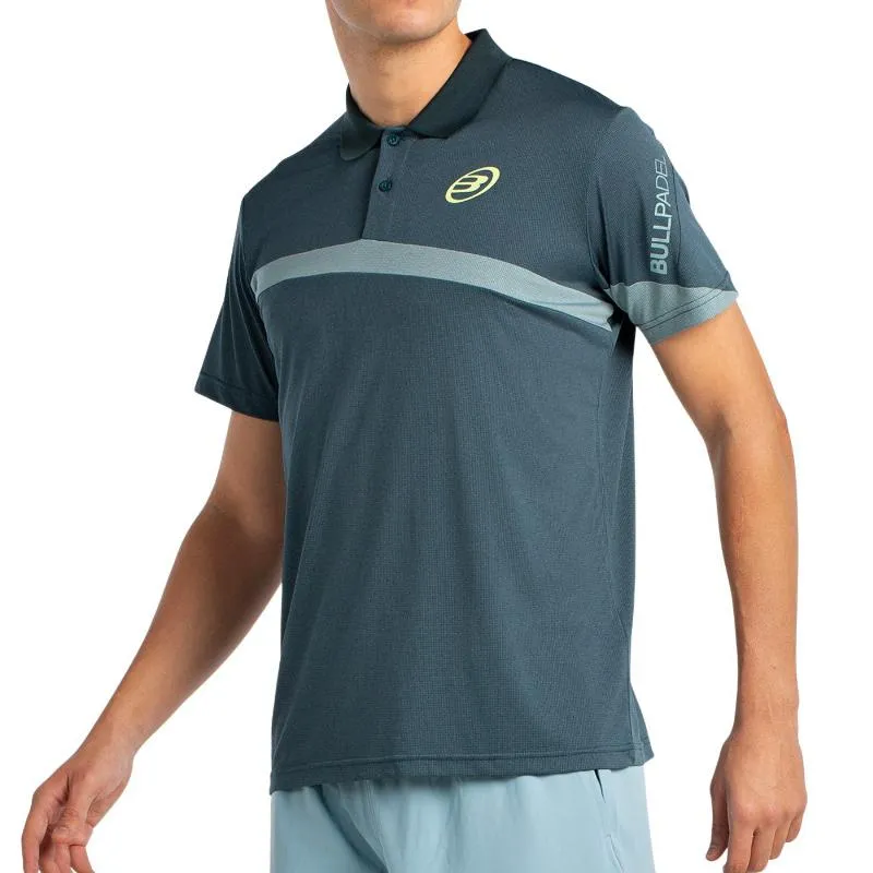 Bullpadel Polo Shirt Glow Dark Green Vigore