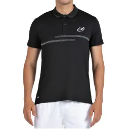 Bullpadel Menkar Black Polo Shirt