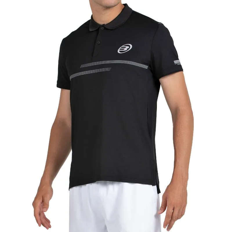 Bullpadel Menkar Black Polo Shirt