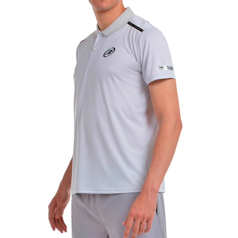 Bullpadel Mirac Pearl Gray Polo Shirt