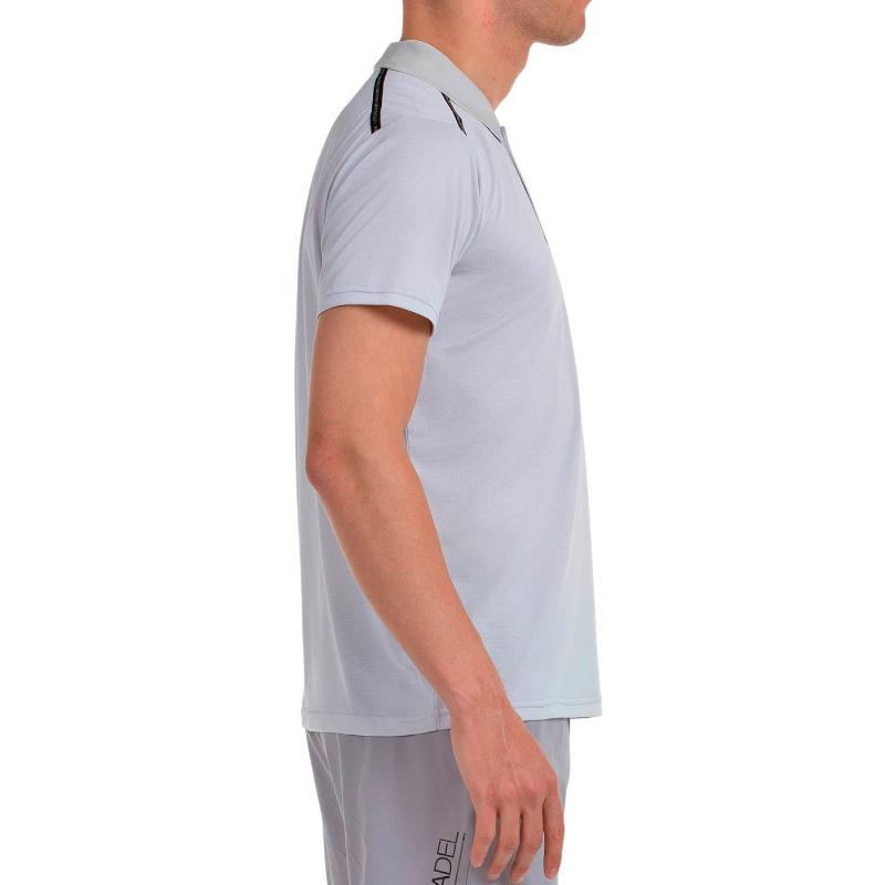 Bullpadel Mirac Pearl Gray Polo Shirt