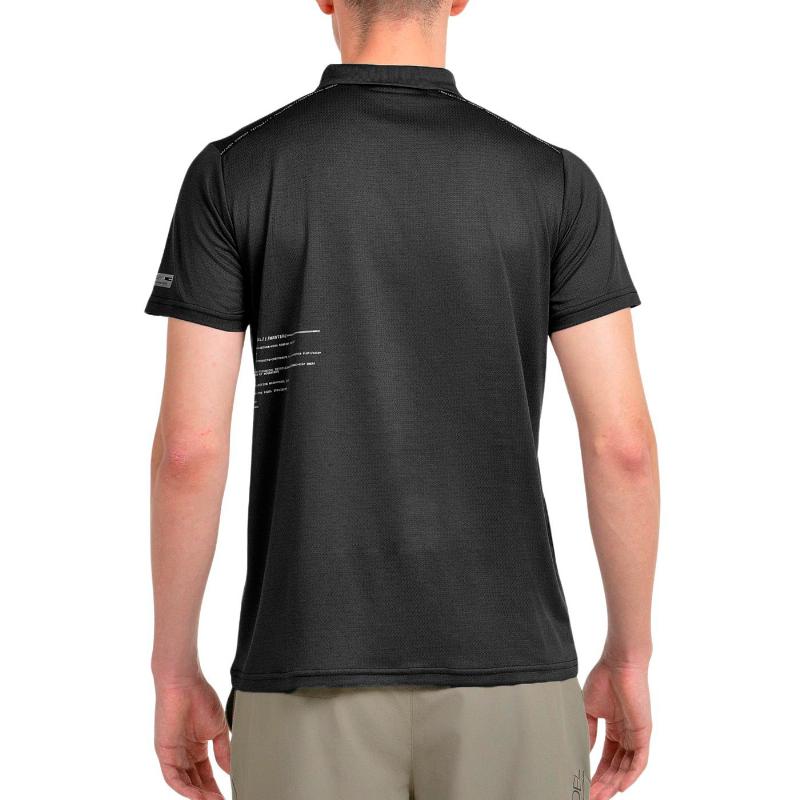 Bullpadel Mirac Black Polo Shirt