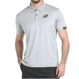 Polo Bullpadel Unete Gris Perla Bicolor