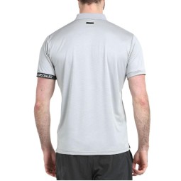 Bullpadel Unete Gris Pearl Two-Tone Polo Shirt
