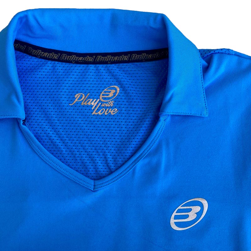 Polo Bullpadel Vergia Azul Celeste - Barata Oferta Outlet