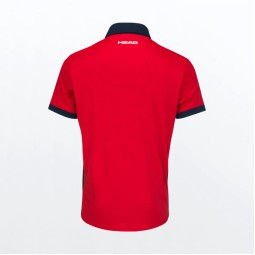 Polo Head Slice Red Dark Blue