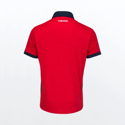 Polo Head Slice Red Dark Blue