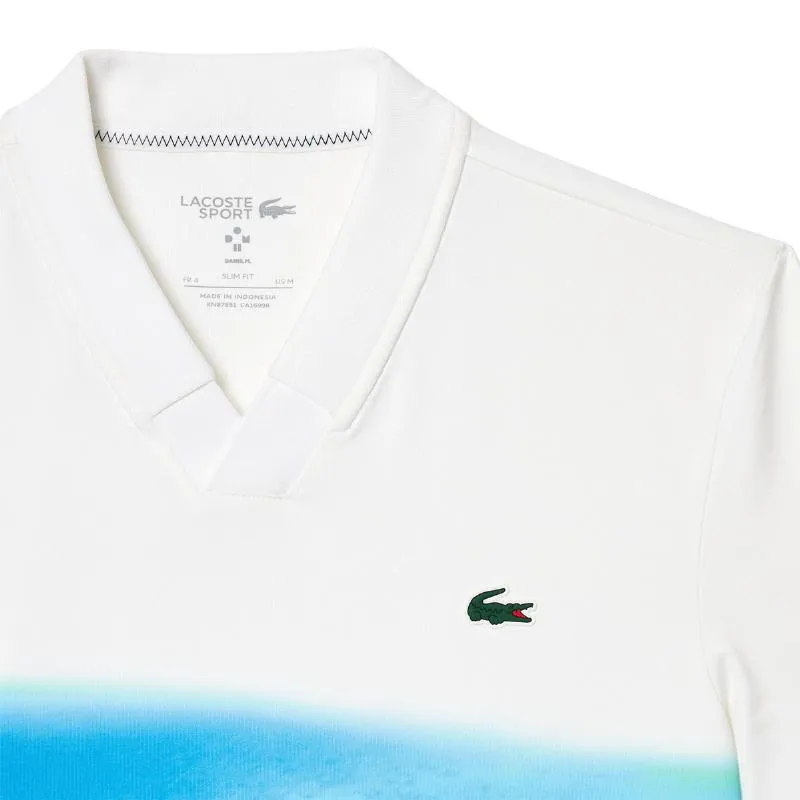 Lacoste Daniil Medvedev Regular White Polo