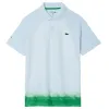 Polo Lacoste Daniil Medvedev Ultra Dry Azul Claro Verde