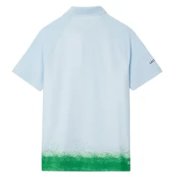 Polo Lacoste Daniil Medvedev Ultra Dry Azul Claro Verde