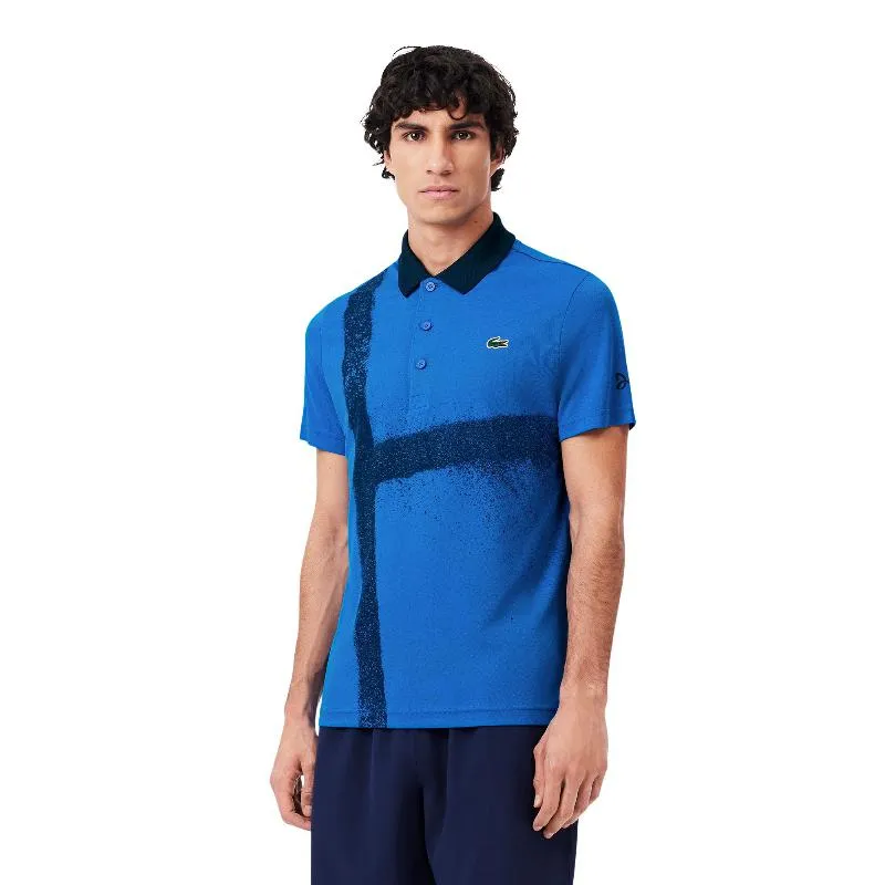 Polo Lacoste Novak Djokovic Ultra Dry Azul Marino