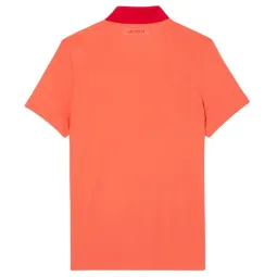 Polo Lacoste Novak Djokovic Ultra Dry Naranja Rojo