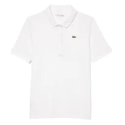 Women''''s Lacoste Pique White Polo